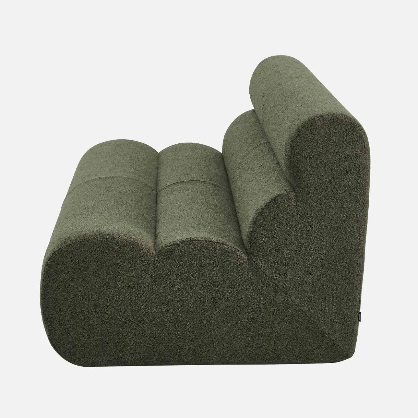 Sillón borreguito texturizado, 2 plazas