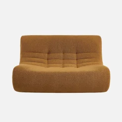 Sillón borreguito texturizada, 2 plazas