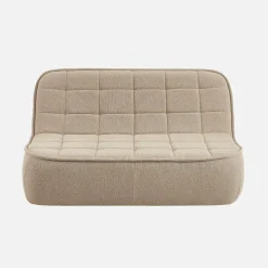 Sillón borreguito texturizada, 2 plazas