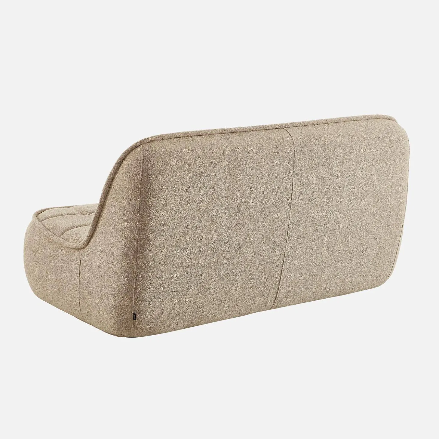 Sillón borreguito texturizada, 2 plazas