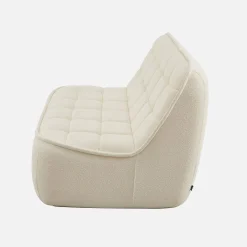Sillón borreguito texturizada, 2 plazas