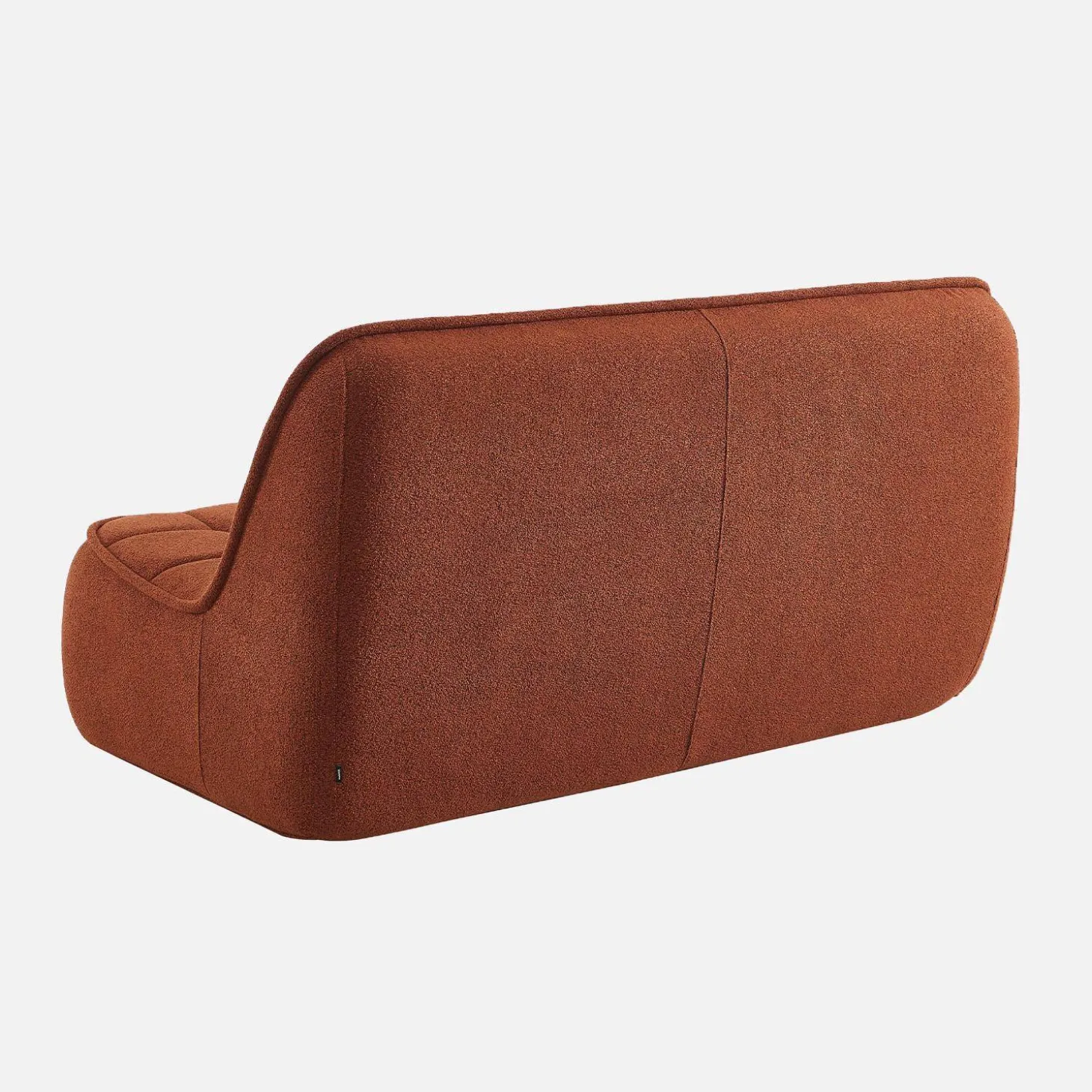 Sillón borreguito texturizada, 2 plazas