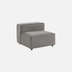 Sillón con asiento, módulo para sofá modular