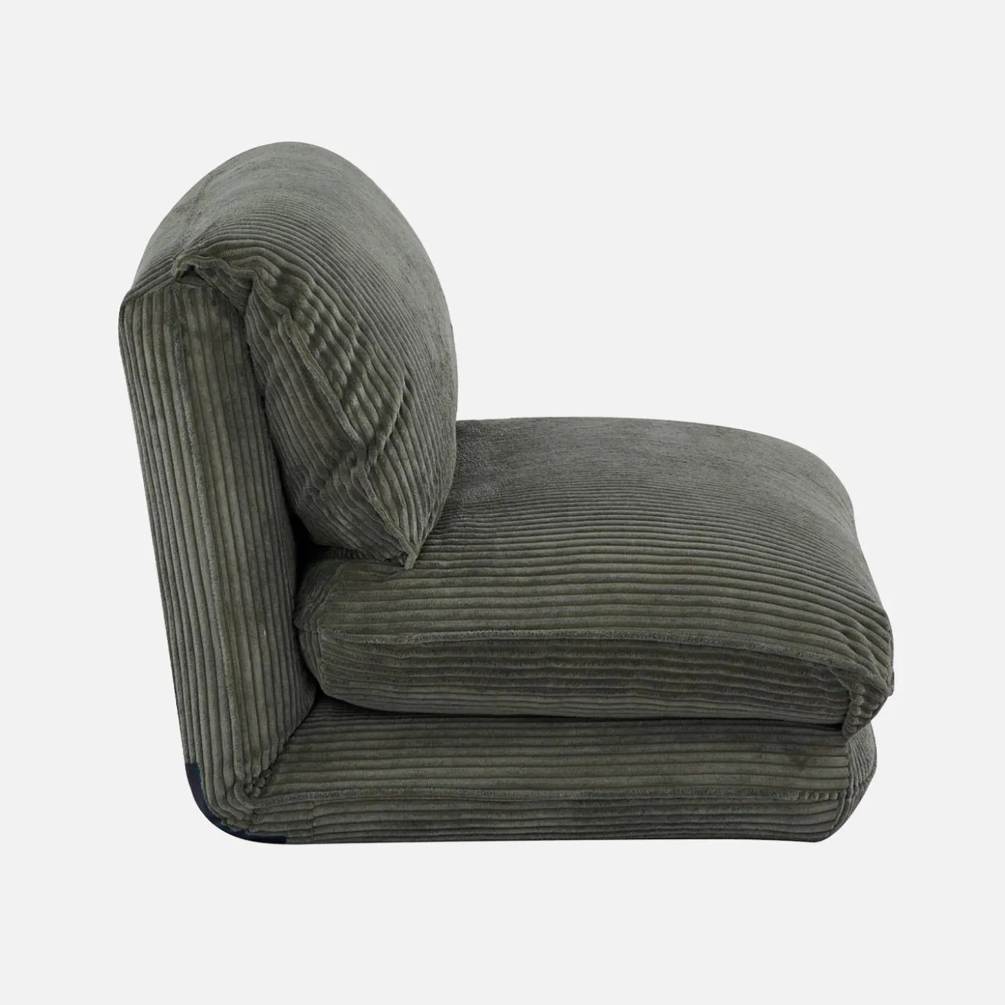 Sillón convertible de pana gruesa