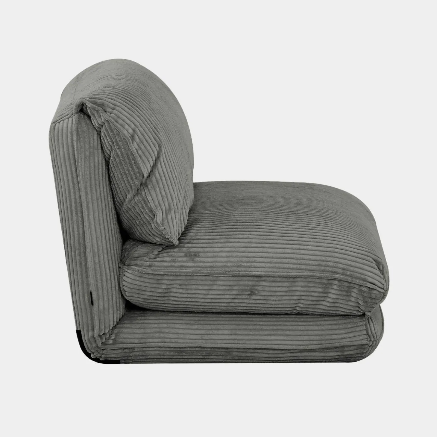 Sillón convertible de pana gruesa