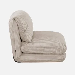 Sillón convertible de pana gruesa