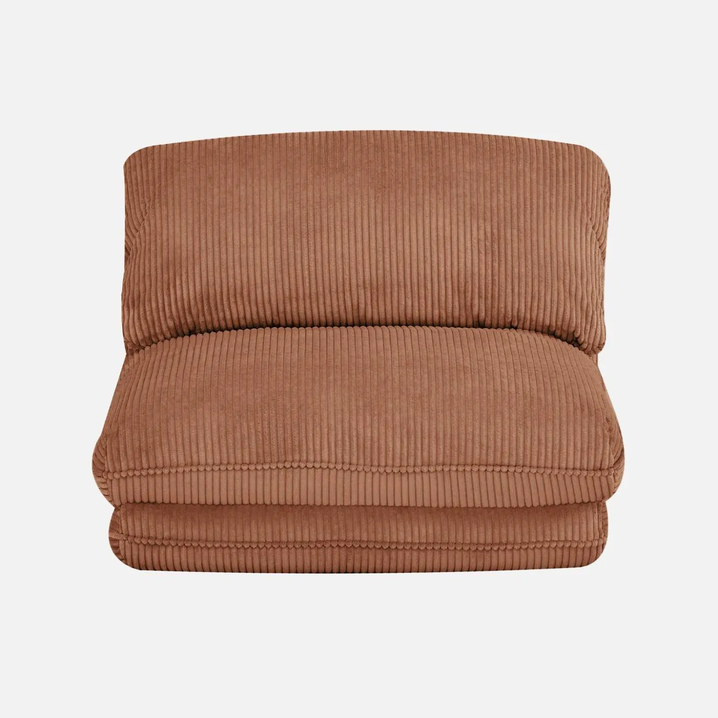 Sillón convertible de pana gruesa
