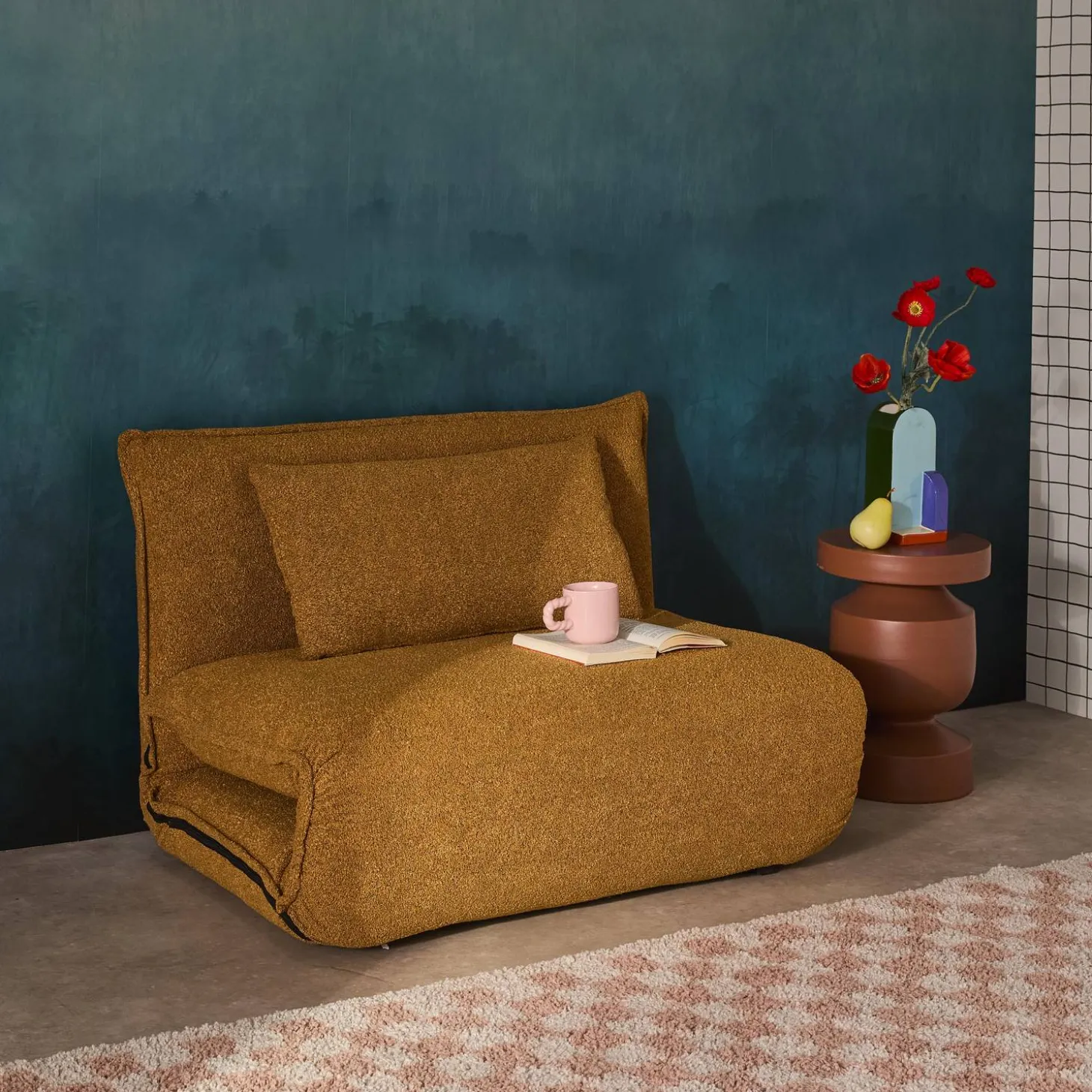 Sillón convertible de borreguito