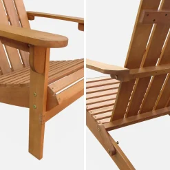 Sillón de jardín de madera