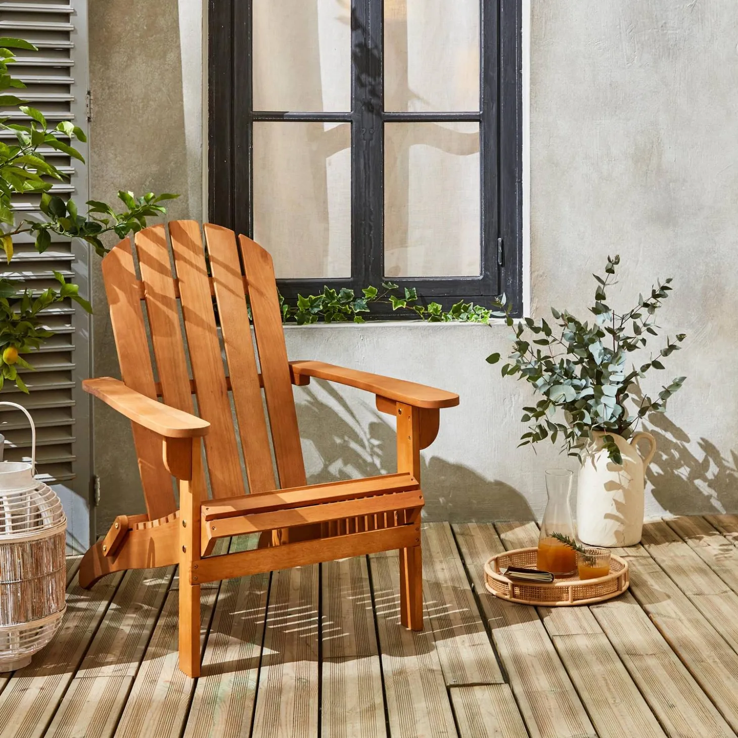 Sillón de jardín de madera