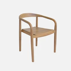 Sillón de jardín de madera de acacia, set de 2