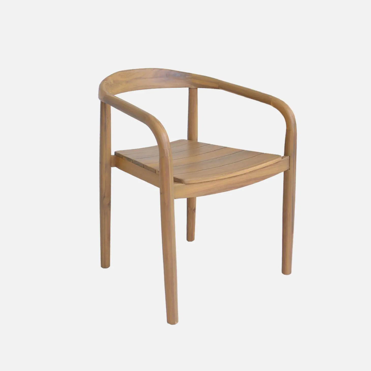 Sillón de jardín de madera de acacia, set de 2