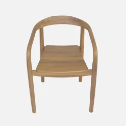 Sillón de jardín de madera de acacia, set de 2