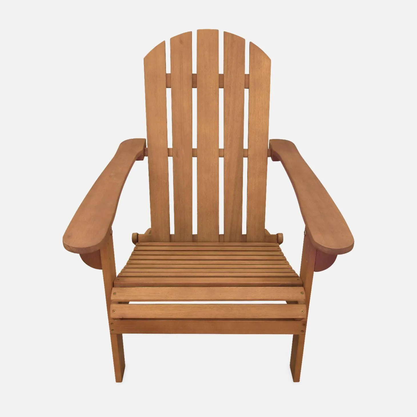 Sillón de jardín de madera, set de 2