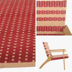 Sillón de jardín de madera de acacia y resina