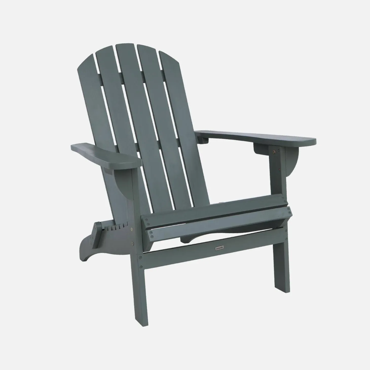 Sillón de madera de acacia con reposabrazos
