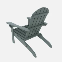 Sillón de madera de acacia con reposabrazos