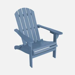 Sillón de madera de acacia con reposabrazos