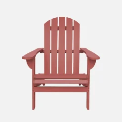 Sillón de madera de acacia con reposabrazos