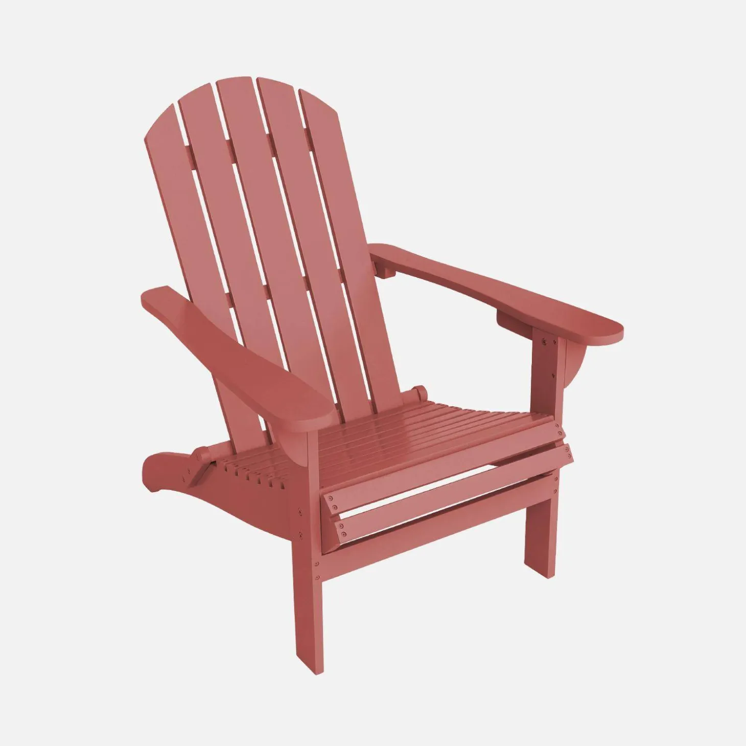 Sillón de madera de acacia con reposabrazos