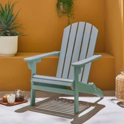 Sillón de madera de acacia con reposabrazos