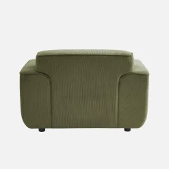 Sillón de pana con cojín