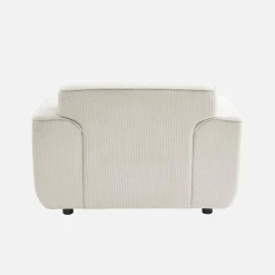 Sillón de pana con cojín