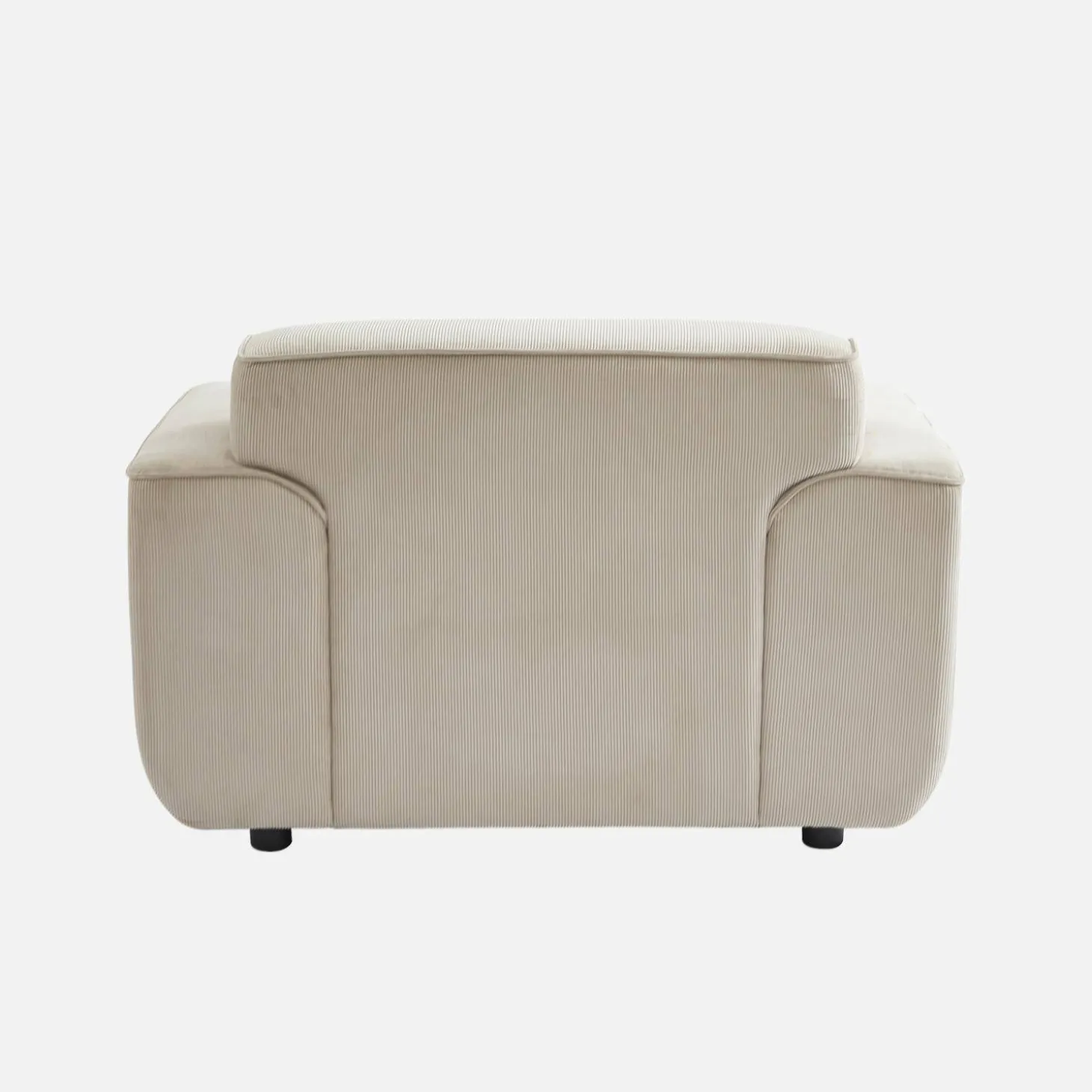 Sillón de pana con cojín