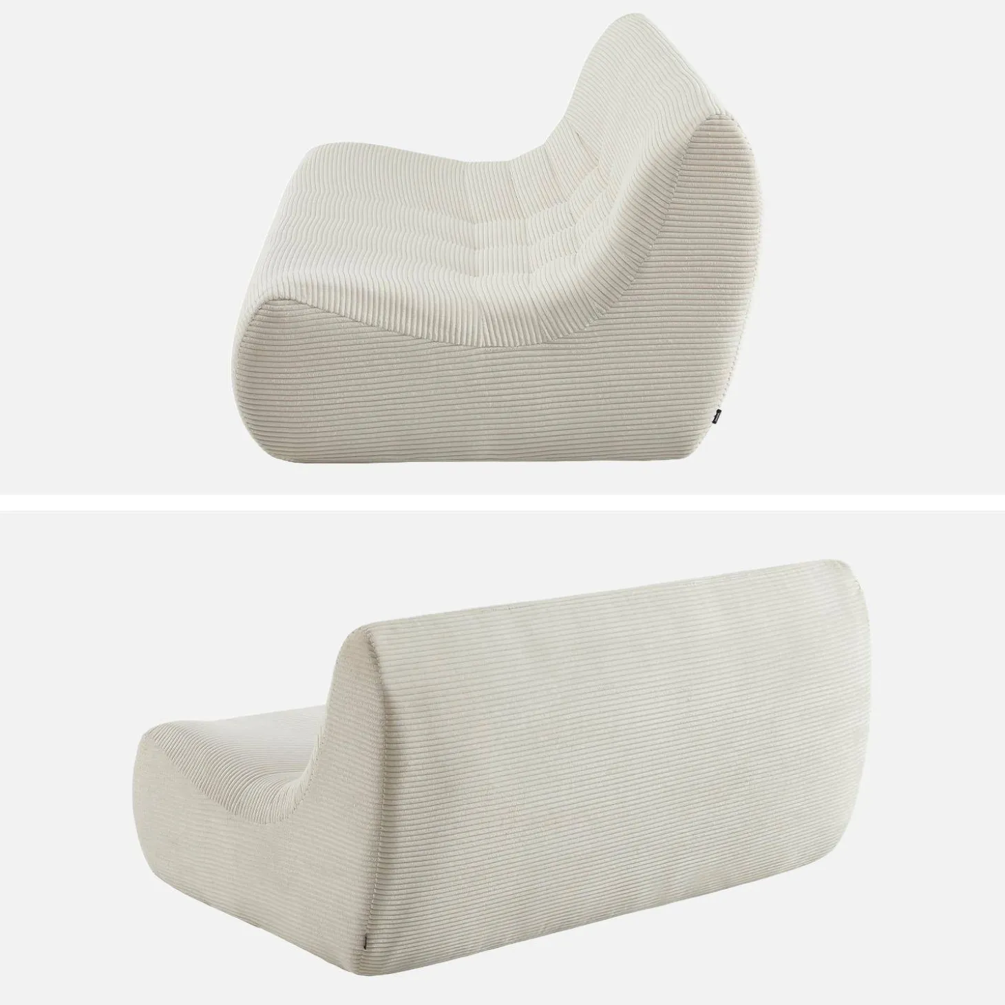 Sillón de pana gruesa, 2 plazas