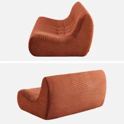 Sillón de pana gruesa, 2 plazas