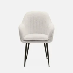 Sillón en borreguito con patas de metal