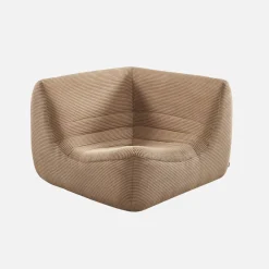 Sillón esquinero de pana