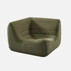 Sillón esquinero de pana