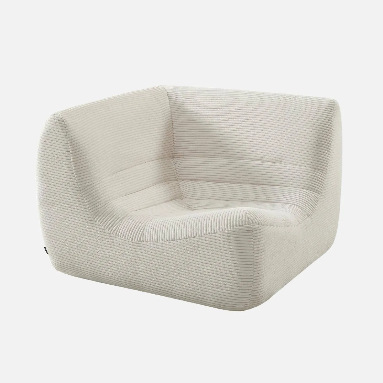 Sillón esquinero de pana
