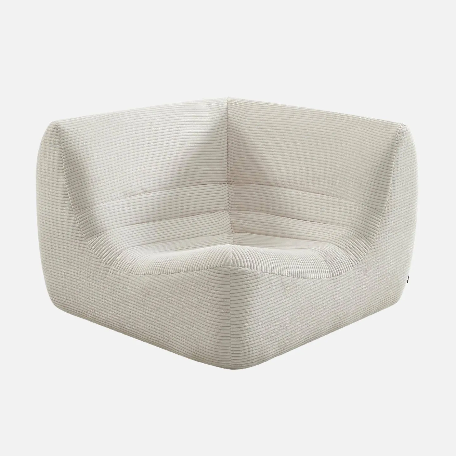 Sillón esquinero de pana