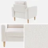 Sillón estilo escandinavo de borreguito