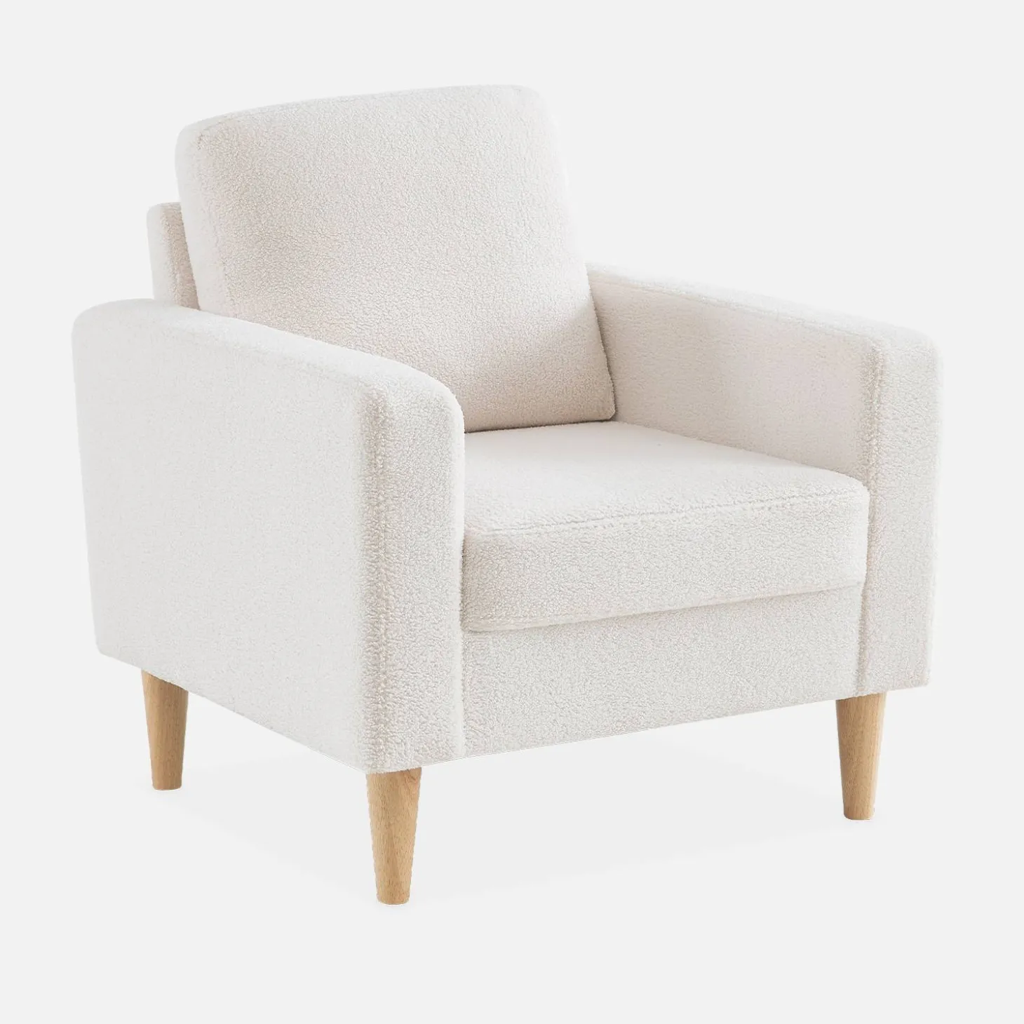 Sillón estilo escandinavo de borreguito