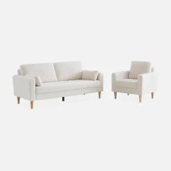 Sillón estilo escandinavo de borreguito