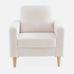 Sillón estilo escandinavo de borreguito