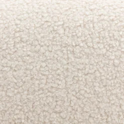 Sillón estilo escandinavo de madera de hevea borreguito