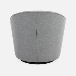 Sillón giratorio de tela 360º con cojín