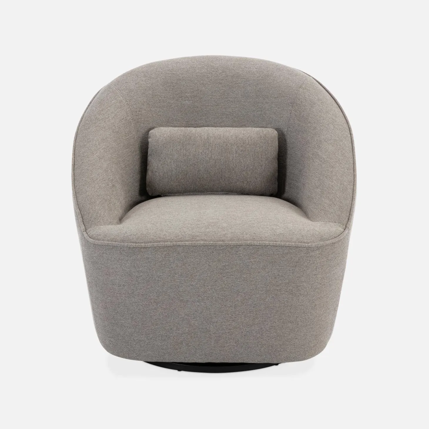 Sillón giratorio de tela 360º con cojín