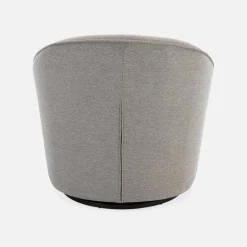 Sillón giratorio de tela 360º con cojín