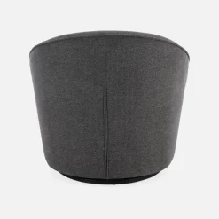 Sillón giratorio de tela 360º con cojín