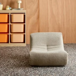 Sillón infantil de una plaza con tejido borreguito texturizado, 1 plaza