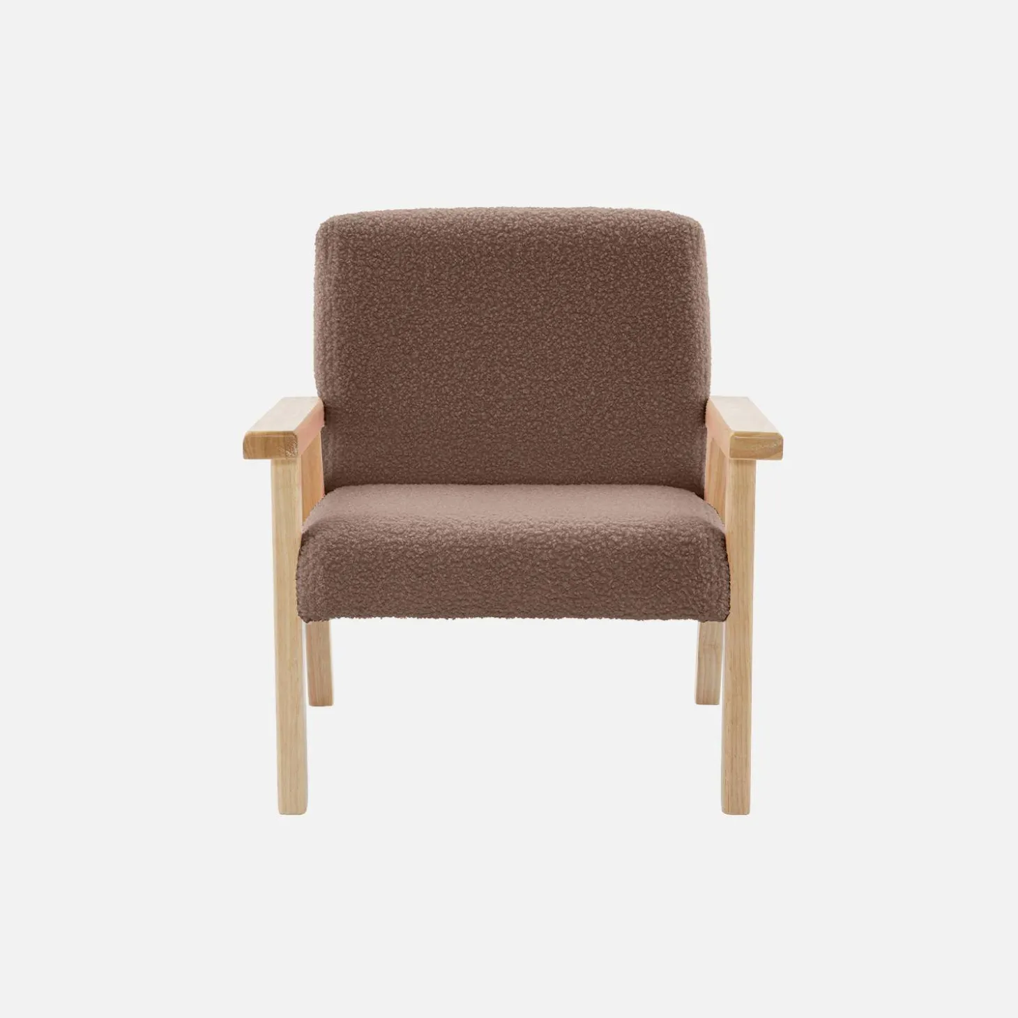 Sillón infantil estilo escandinavo de madera de hevea