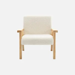 Sillón infantil estilo escandinavo de madera de hevea