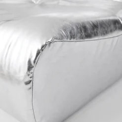 Sillón retro de cuero sintético, 1 plaza