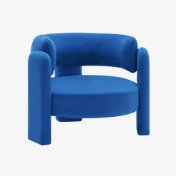 Sillón trípode en tela tipo fieltro