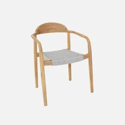 Sillon de madera de acacia, set de 2